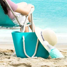 Zuo Dun яркая детская одежда с рисунком персонажей Джуди силиконовая пляжная сумка женская сумка на одно плечо Сумка водонепроницаемая сумка Пляжная оборудование Versitile Мода хранения Ba