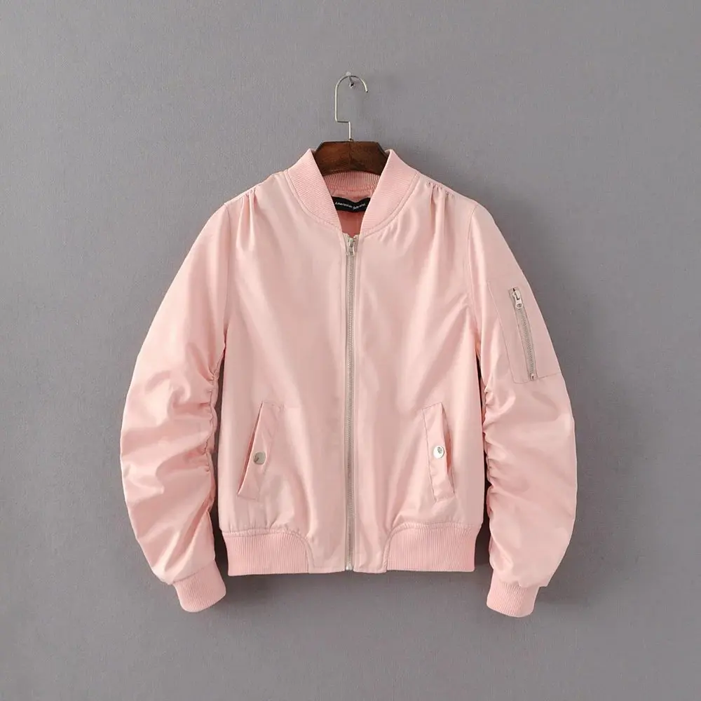 

Spring Autumn Winter Europe And America Pilots Short Slim Fit Jacket Short Coat Men And Women-Thick Baseball Uniform Cotton-padd