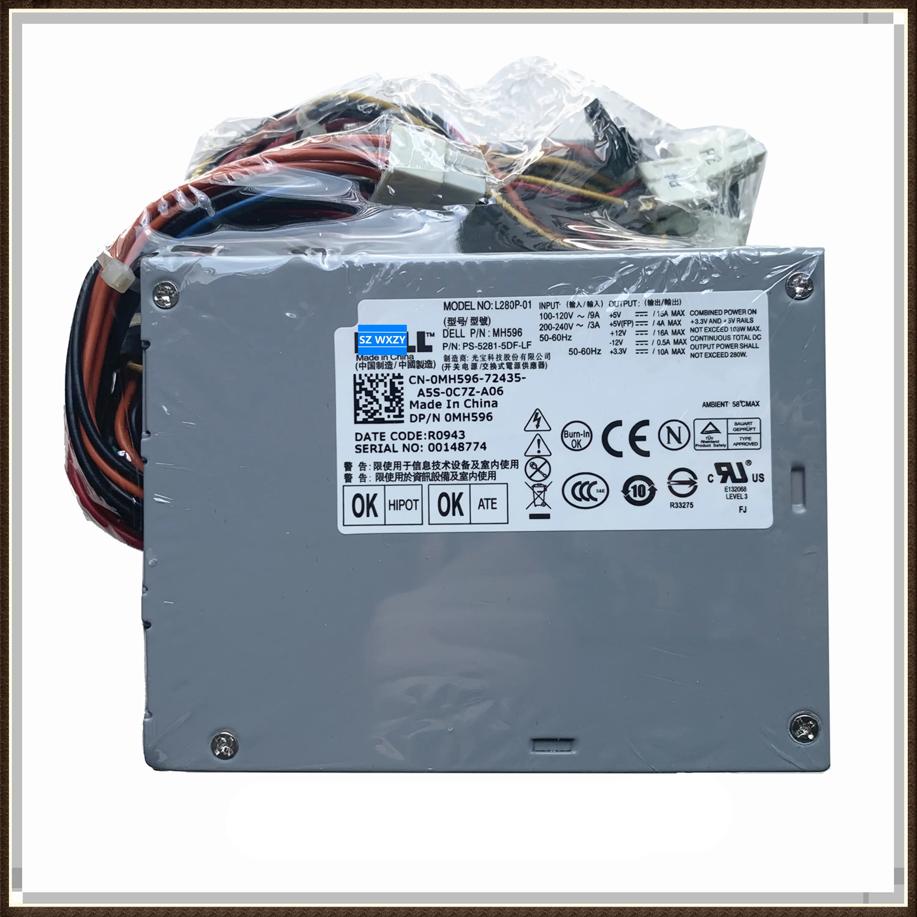 For DELL OptiPlex GX520 GX620 320 330 360 740 745 755 Power Supply 280W H280P-00 L280P-01 H280P-01 NH429 MH596 X9072 P9550 | Компьютеры и