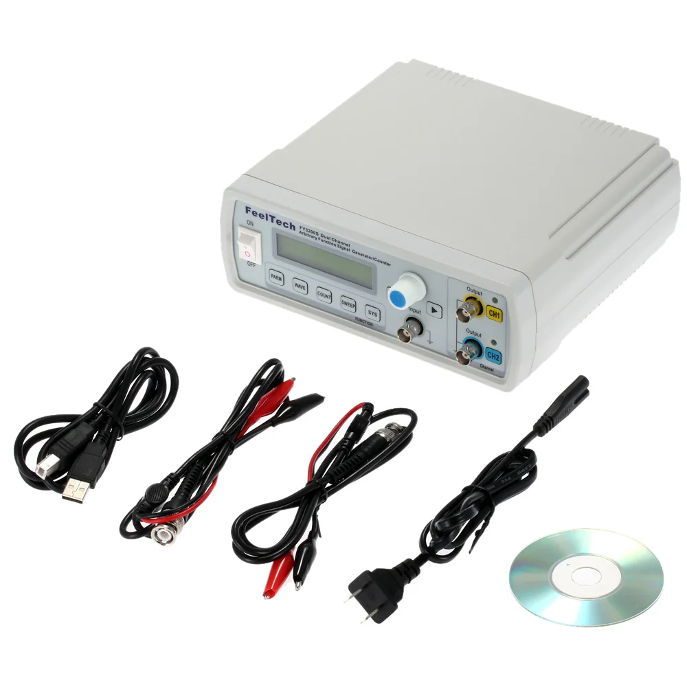 

Digital signal generator DDS Dual-channel Function Generator Sine Wave Arbitrary Waveform Frequency Generator 250MSa/s 20MHz
