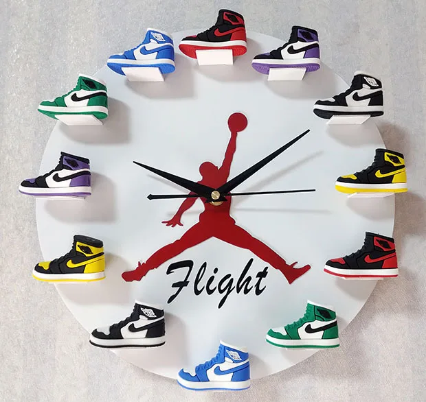 clock of 3d mini sneakers