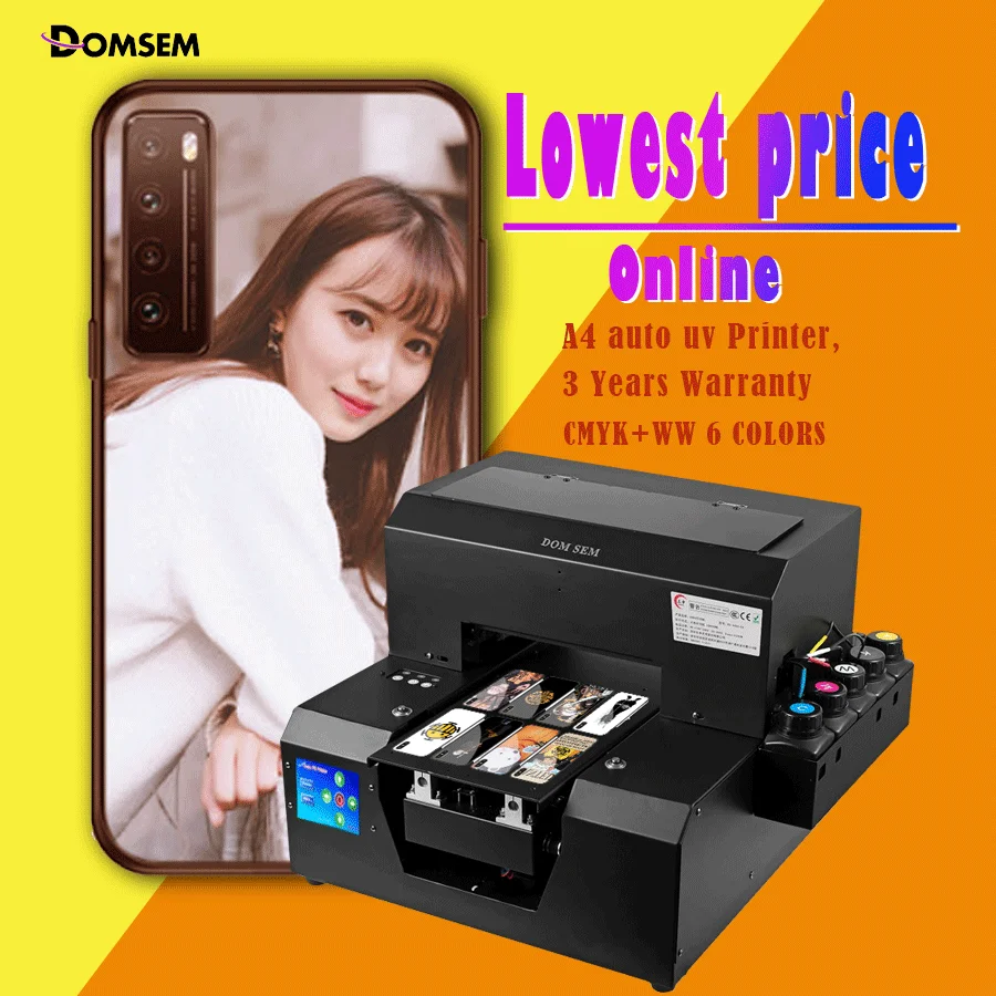 LCD Touch Screen Printing Machine A4 UV 