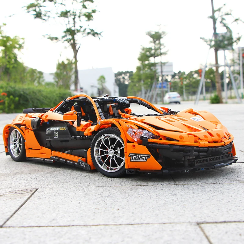 Плесень King 13090 Супер гоночный Радиоуправляемая машина Mclaren Совместимость 20087 техника Voiture Moc-16915 строительные блоки кирпичи игрушки подарки