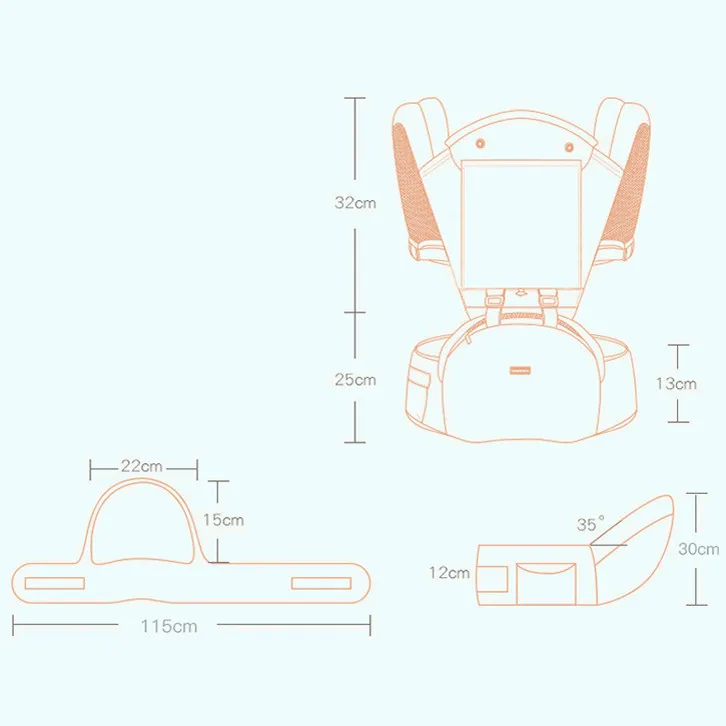 Хлопковый поясной ремень для переноски ребенка, стулообразные ходунки для ребенка, слинг, ремень для талии, рюкзак, группа хипсетов, детское сиденье для новорожденных