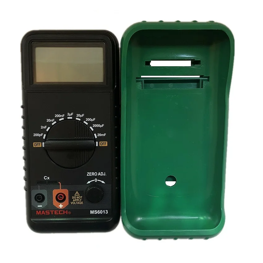 MASTECH MS6013 1999 отсчетов Портативный 3 1/2 цифровой измеритель емкости установка для измерения параметров конденсаторов 200pF для 20mF