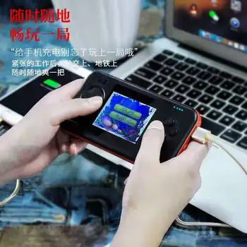 

charging playing games 8000mAh Battery power bank Retro Video Handheld Game Console 2.8 Inch Color LCD Game Player Built-in