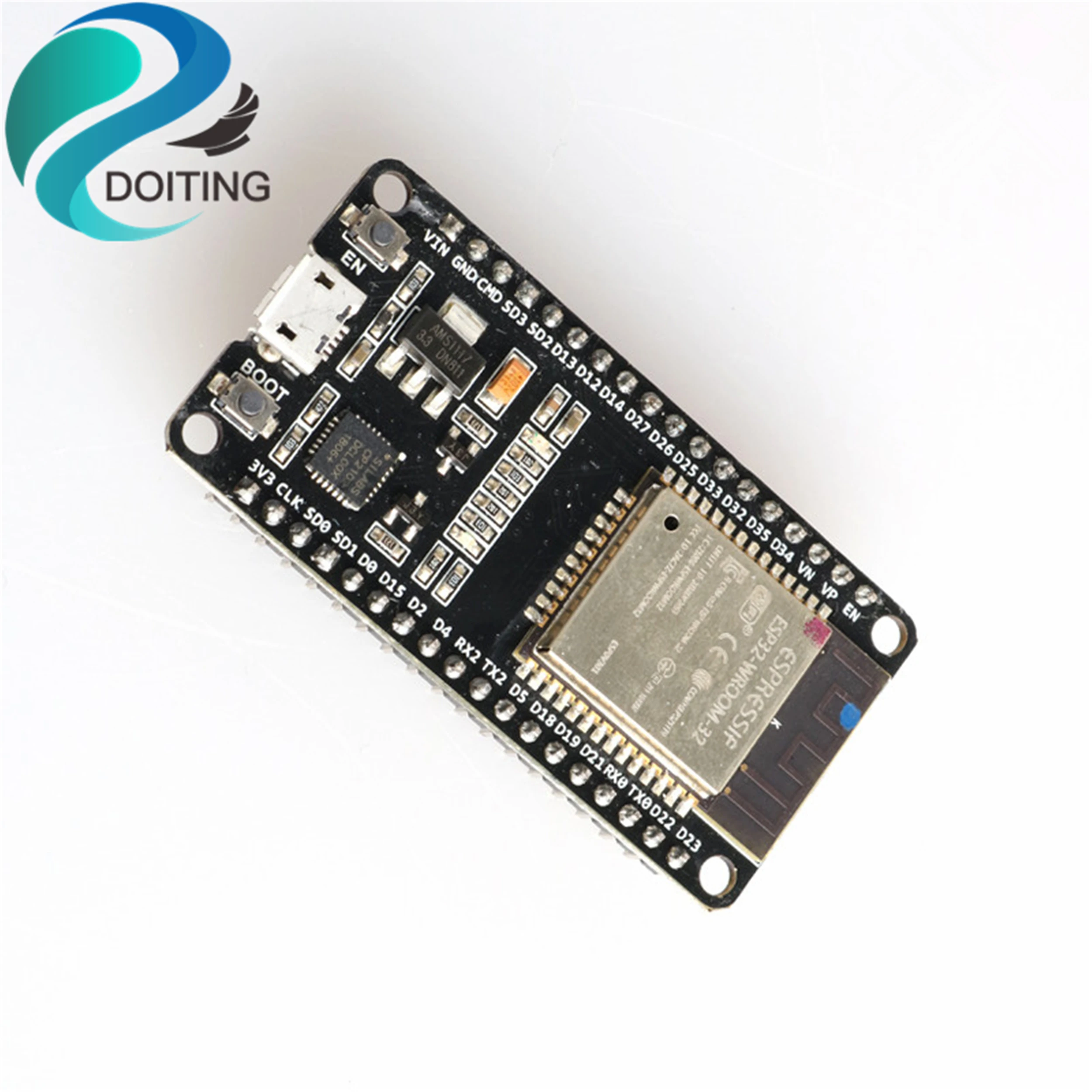 DOITING Беспроводной Wi-Fi и Bluetooth 2 в 1 ESP32 развития плата, панель управления двухъядерный Процессор совместим с ESP-32/ESP-32S