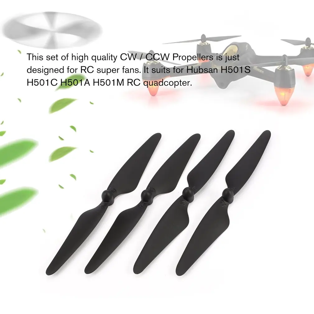 Лидер продаж! Детали для квадрокоптера Hubsan CW/CCW 2 пары детали H501S H501C H501A H501M 501