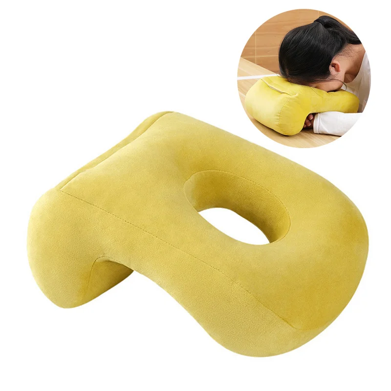 

2019 New Memory PP Cotton Office Noon Nap Pillow Breathable Desk Sleep Cushion Slow Rebound Free Hands Body Pillow