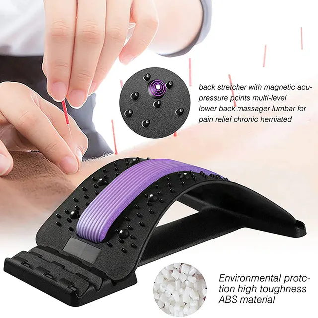 Back Massage Acupressure Fitness Equipment Magic Stretch Relax Mate Stretcher Lumbar Support Spine Relaxation Pain Relief