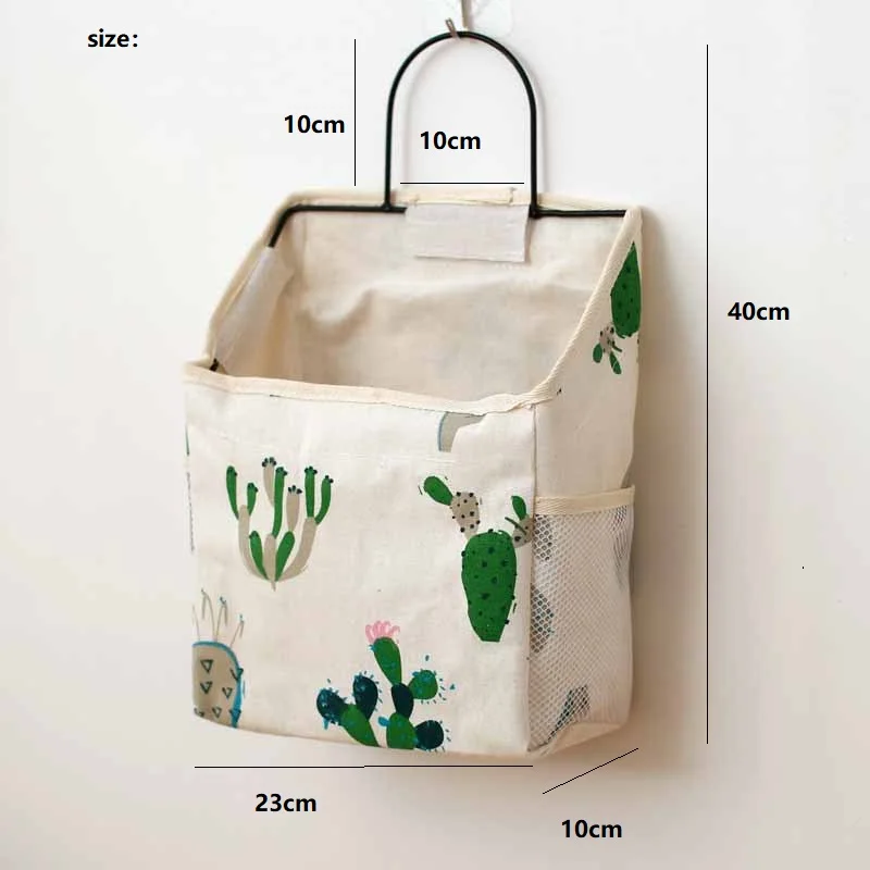 Хлопок корзина для белья сумка кровать подвесная сумка Спальня офисные журнал сумка для хранения подгузников Caddy игрушечная подставка для необычная коробка для салфеток - Цвет: 13