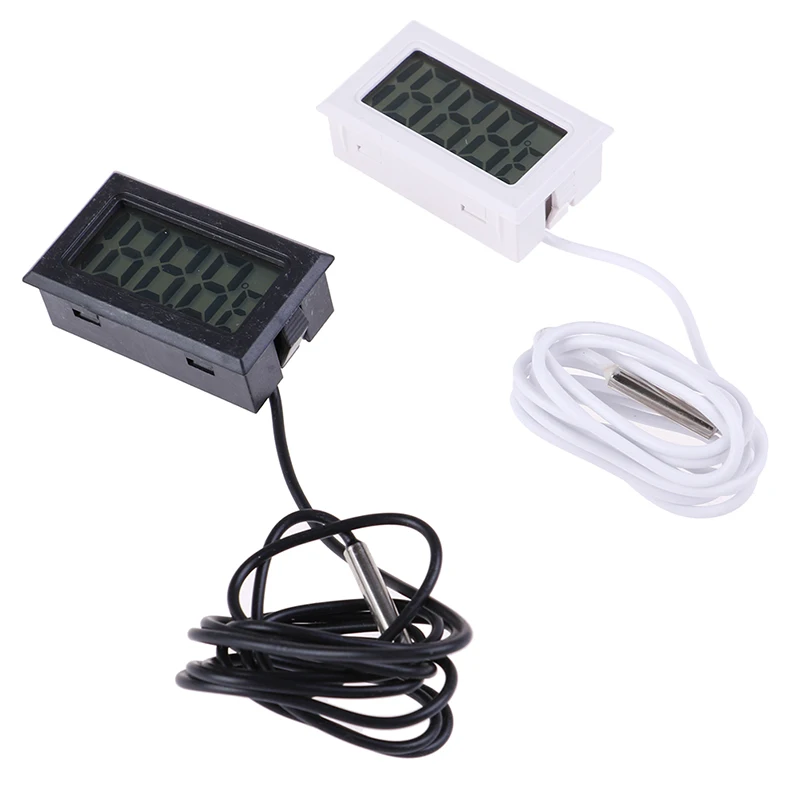 Digital LCD Display Thermometer Temperature Meter Temp Sensor With Probe