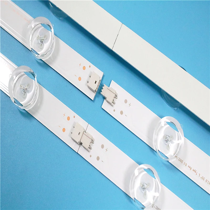 1set=14pcs LED Backlight Strip For LG 55LA6130 55LN6200 55LN5600 55LN5700 Innotek POLA2.0 55 Pola 2.0 R L 55LA6205 55LA6210 A B