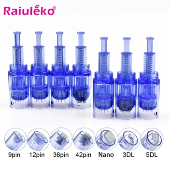 

100/50/10pcs Screw Microneedling Cartridge for Dr.pen Derma Tools Needle Micro Needle Tip Needle Cartridge 9/12/36/42/Nano/3D/5D