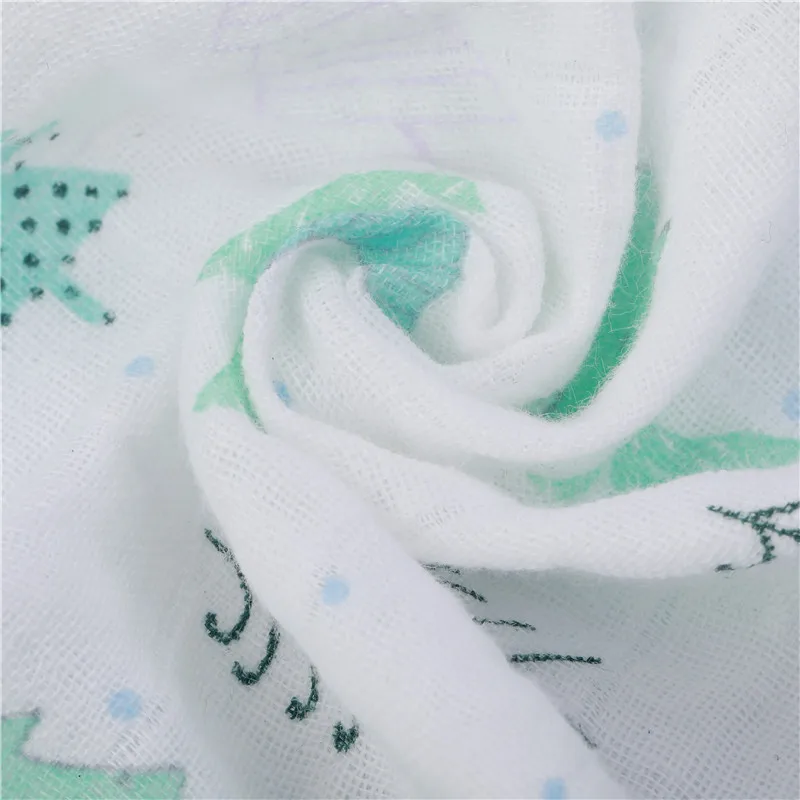 [simfamily] 1Pc Muslin 100% Cotton Baby Swaddles Soft Newborn Blankets Bath Gauze Infant Wrap sleepsack Stroller cover Play Mat images - 6