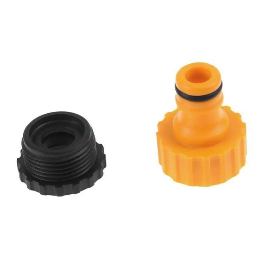 H24466b1ae11740bda9931e961e2bb8c3k 1pcs Quick Tap Water Connector Adapter Fast Coupling Adaptor Drip Tape 3/4"and 1/2" Barbed Irrigation Hose Connector Garden Tool