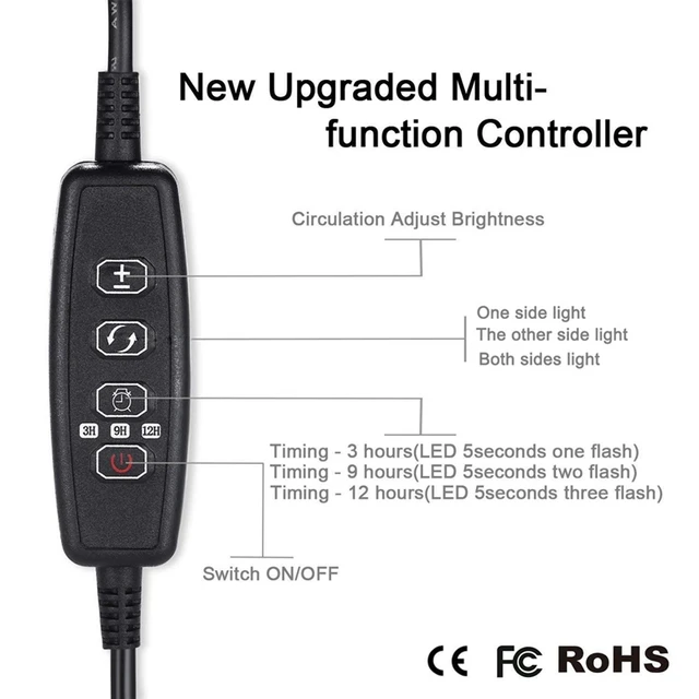 Led Növényi Kiegészítés Világos Teljes Spektrum Növény Növekedési Fény Usb 5V Dimmable És Időzíthető - Image 2