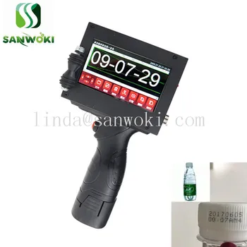

4.3 inch Touch Screen Handle QR code print Machine bar code printing machine Date printer Pipe Ink Jet Marking Machine