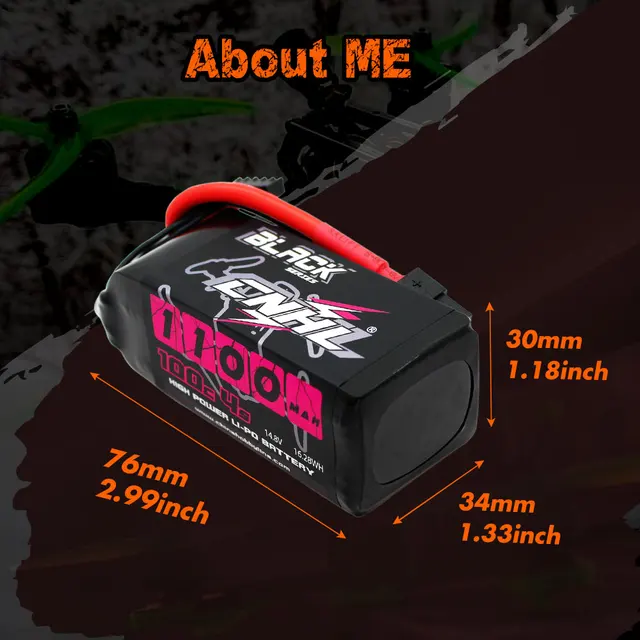 2/4PCS CNHL 4S 14.8V Lipo Battery 1100mAh 1200mAh 1300mAh 1500mAh 1550mAh 100C With XT60 Plug For FPV Airplane Drone Quadcopter 3