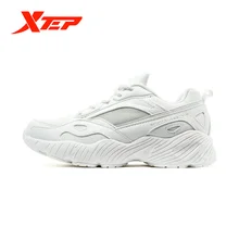 Xtep/; женская обувь для отдыха; женские черные, белые громоздкие кроссовки; увеличивающая рост обувь для женщин; обувь для папы и дочки; 882418329556