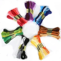 Buy 8Pcs Multi Color Anchor Similar Thread Cross Stitch Cotton Sewing Skeins Embroidery Thread Floss Kit Sewing Tools Craft Online - Image 5