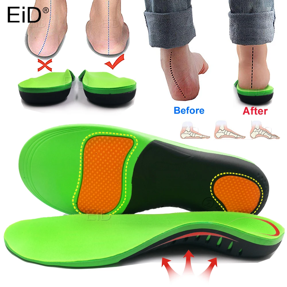 Лучшая ортопедическая обувь EVA стельки для ног Arch Foot Pad X/O тип ноги коррекция Плоская стопа Арка Поддержка