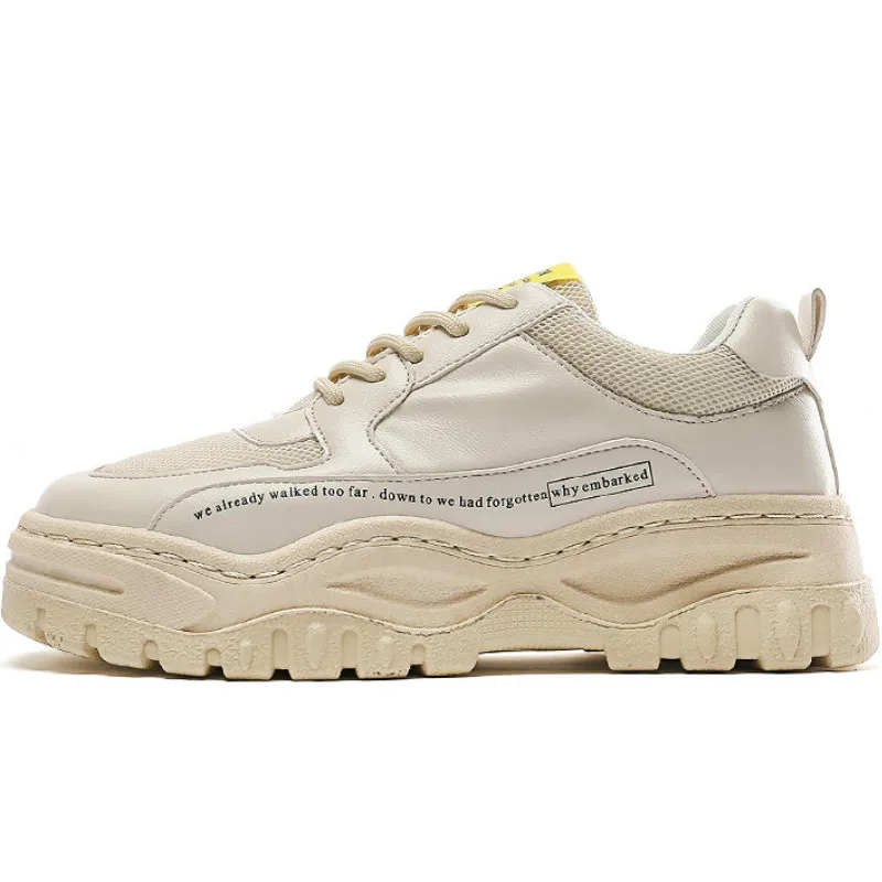 Новинка весна-осень 2019 модная мужская обувь кроссовки на платформе повседневная