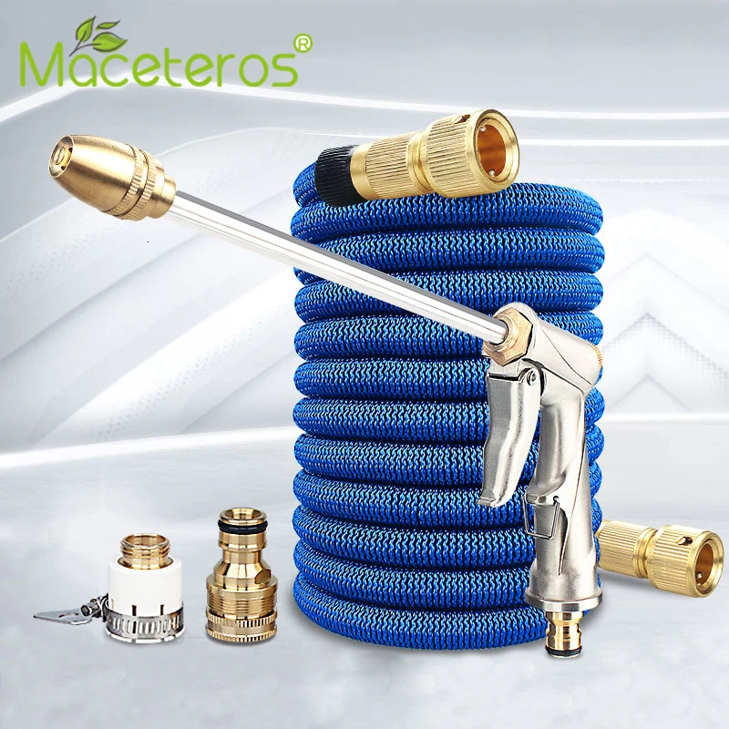 

Multifunctional Telescopic Garden Hose Car Cleaning High Pressure Water Gun Nozzle Gardening Water Gun Adjustable Cleaning Tool