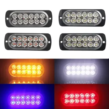 

12-24V 36W Car Truck Bright 12LED Emergency Strobe Flashing Warning Light Lamp LED Bar Lights