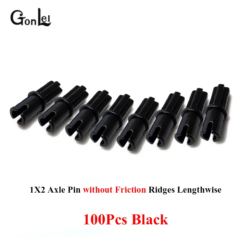 100 шт./лот Technic Axle Pin с/out фрикционные хребты удлиненные MOC кирпичные блоки части
