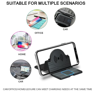 

Universal Car Charger 5w 7.5w 10w 15w Wireless Folding Charger Car Charging Pad Fast Phone Charger For IPhone X 11 Pro