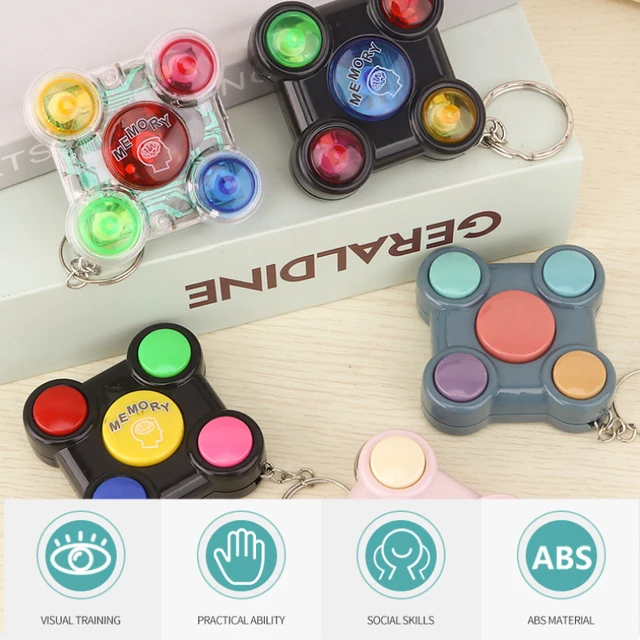 1PCS Educational Memory Game Machine With Lights Sounds Toy Interactive Game Memory Training Game Machine Children Funny Toy New 3