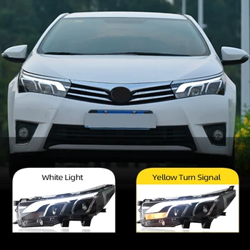 

Car Styling for Toyota Corolla Headlights 2014 2015 2016 Altis LED Headlight DRL Bi Xenon Lens High Low Beam Parking Fog Lamp