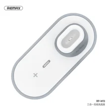 Remax 3 в 1 QI Быстрое беспроводное зарядное устройство поддержка быстрой зарядки для iPhone 8 P/X/XS для Airpods для samsung S9 для Apple Watch 40 44