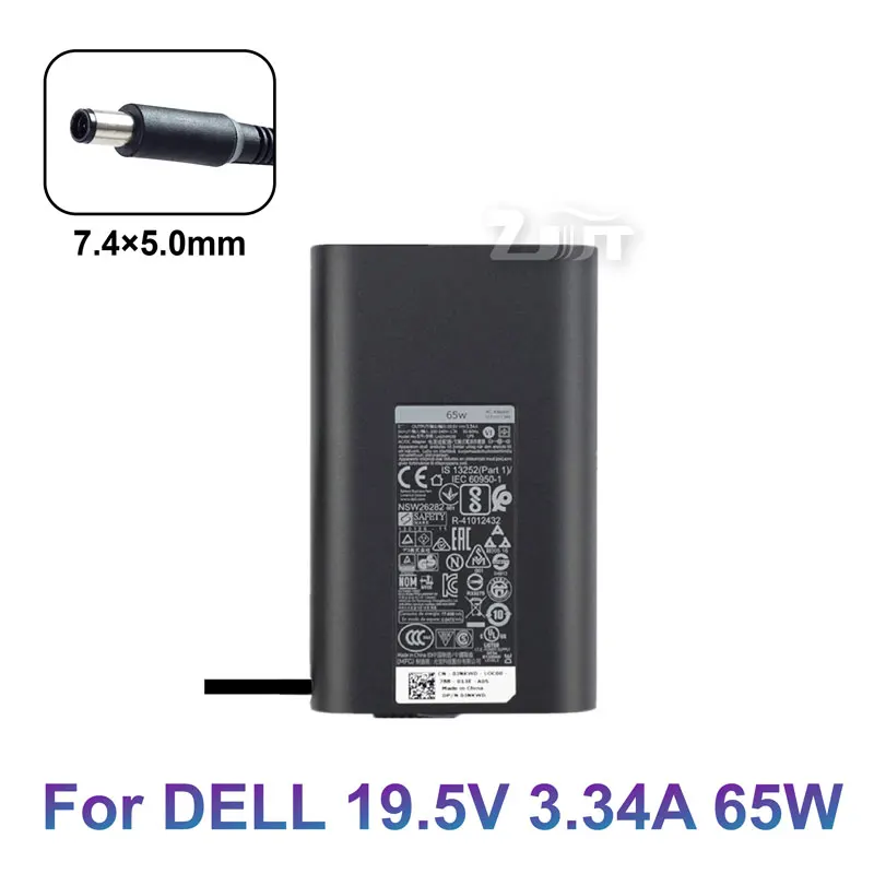 19.5V 3.34A 65W 7.4*5.0mm AC Laptop Power Adapter Charger For DELL E5440 E5470 7480 E6540 E7440 E7450 E7250 E6440 D620 D630 D800 |
