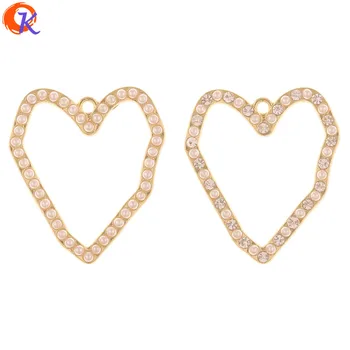 

Cordial Design 50Pcs 29*33MM Jewelry Accessories/Charms/Hand Made/DIY/Imitation Pearl/Heart Shape/Pendant/Earring Findings