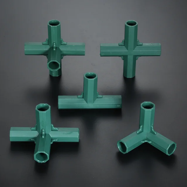 1Pc 5 Típusok 16 Mm -Es Műanyag Pvc Cső Illesztő Stabil Tartó Nagy Teherbírású Virágállvány Üvegházhatású Keret Épület Csatlakozó Kerti Szerszám - Image 5