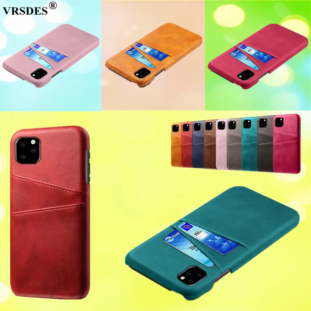 Для iPhone 11 Pro Max 6 5 1 8 XS MAX XR X чехол бумажник для карт задняя крышка телефона 7 6S Plus 5S SE 2 2020 чехол|Чехлы-портмоне| |