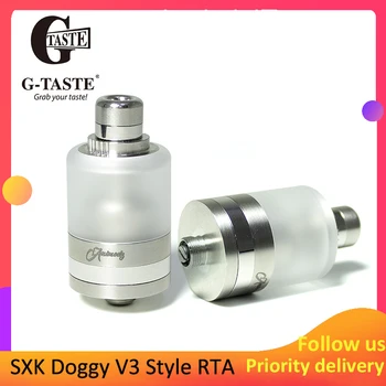 

G-taste SXK Doggy V3 Style RTA 22mm Rebuildable Atomizer for 510 Thread Vape Box Mod Electronic Cigarette Tank Vaporizer