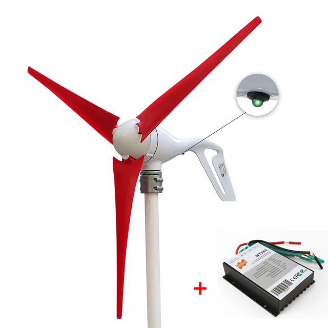 風力タービン発電機キット400w 12v 24v,3 5 6ブレード,pwmコントローラー,家庭用水平軸風車,led照明フープ -  AliExpress 家のリフォーム