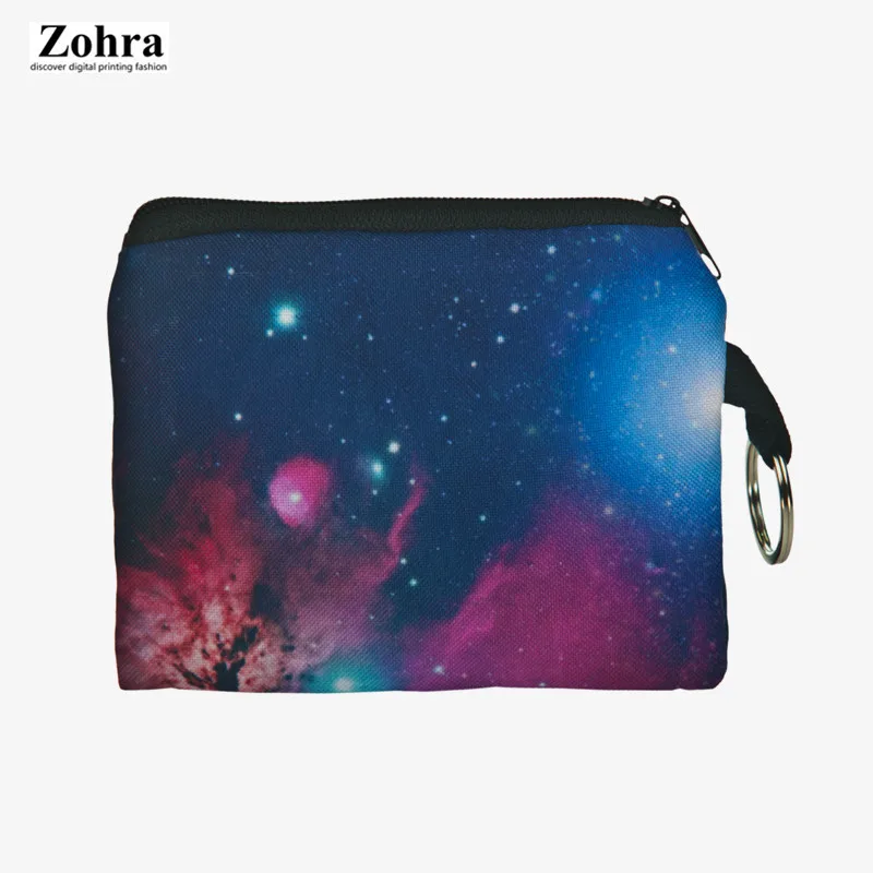 

Zohra New Style Design 3D Printed Pattern Purse Multi-functional Key Wallet Coin Bag Wallet