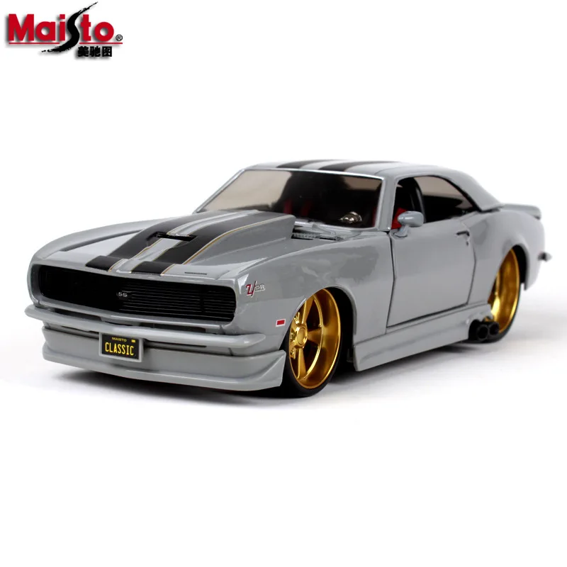 Maisto 1:24 1968 Chevrolet Camaro Z28 модель автомобиля из сплава литье под давлением