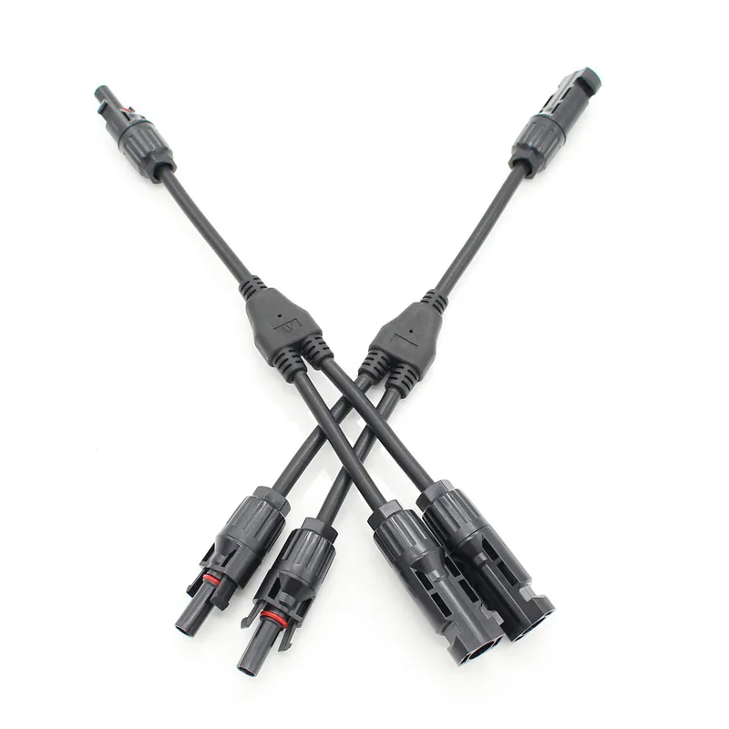 2 To 1 Hot Selling PV Y Branch Connector With 4mm2 Solar Cable For Solar Pv System Solar