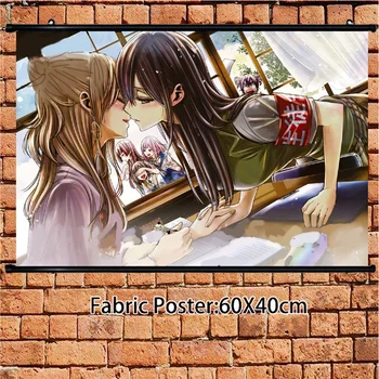 

Anime Poster citrus Otome Aihara Yuzu Aihara Mei otaku Wall Scroll 60x40cm Art Prints Room Home Decoration