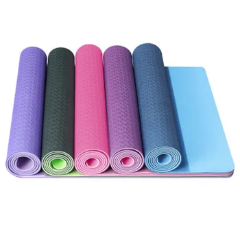 

183*61*0.6cm TPE Non-slip Yoga Mat with Position Line Fitness Foldable Yoga Mat Gymnastic mat Fitness mat Exercise mat