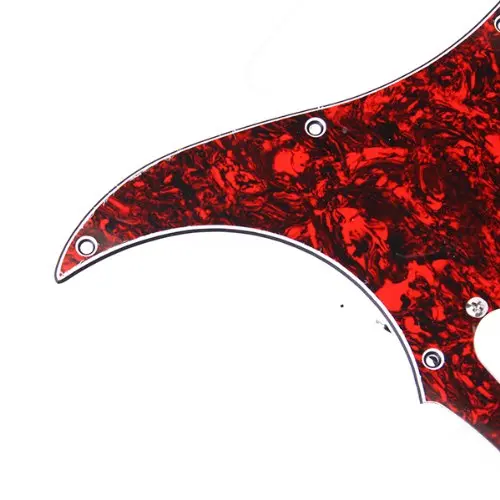 Электрогитара Pickguard загружен Prewired звукосниматели 11 Hole 3 с одной катушкой красный