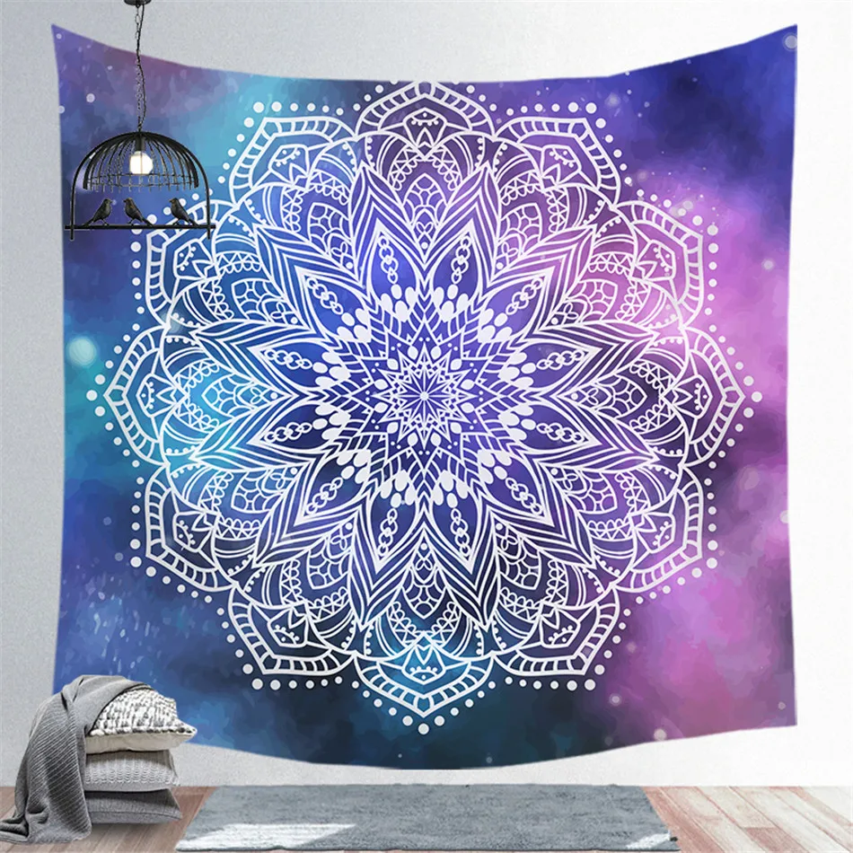 

SEAAN Four Sizes Room Decoration Geometric Patterns Tapestry Home Decoration Accessories Polyester Tapestries