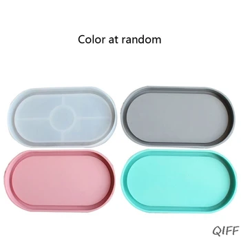 

Large Oval Shape Coaster Resin Molds Slilcone UV Resin Mold Jewelry Making Tools