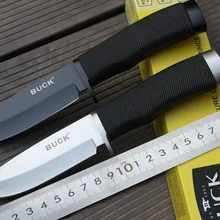 Buck 009 death маленький прямой EDC нож с саблей охотничий нож ABS Ручка Открытый походный нож для выживания складной нож