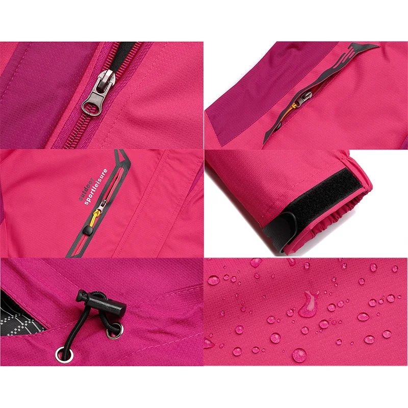 Женский водонепроницаемый ветрозащитный дождевик для альпинизма спортивная